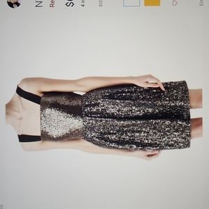 REISS GUNMETAL DRESS